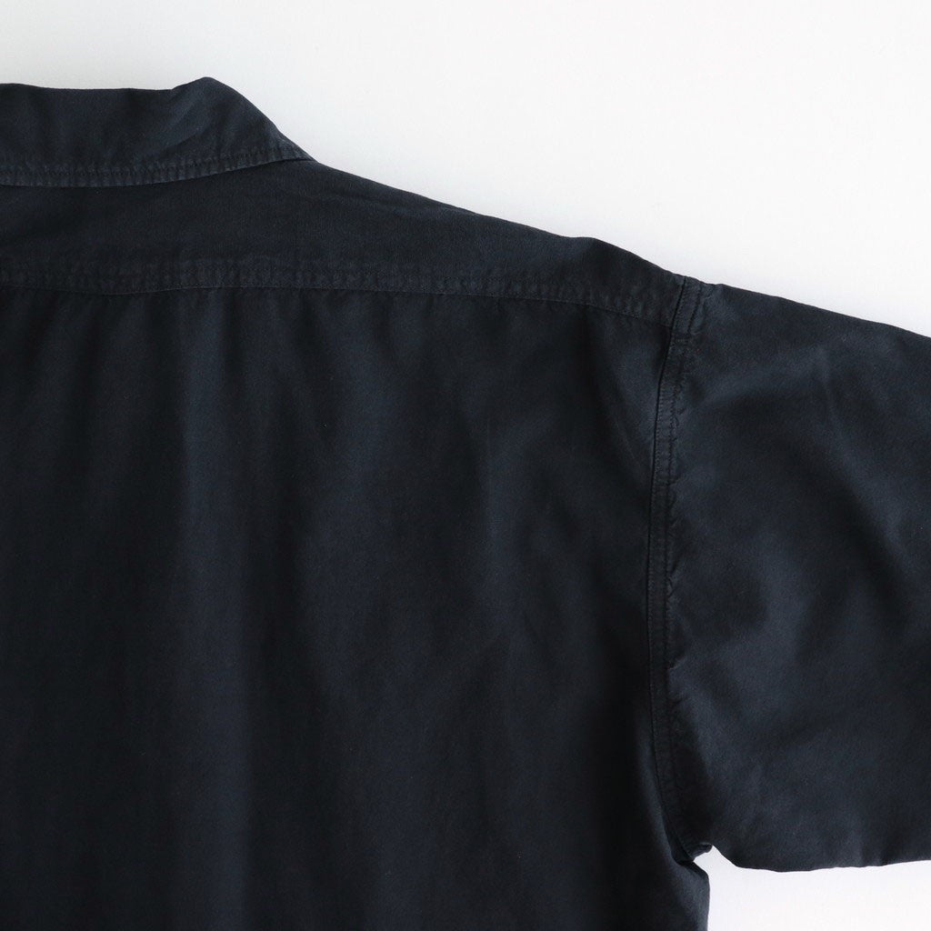 CAMP COLLAR MARINE SHIRTS #ONYX [251OJ-SH11]