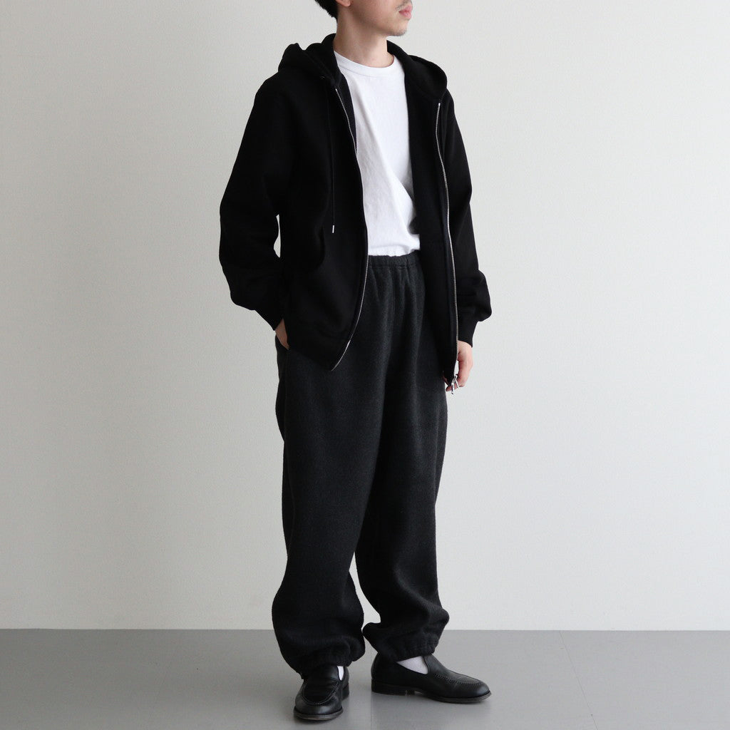 Pe/silk Fleece Track Pants #HeatherBlack [BHS24F030]