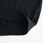 REVIVAL SILK CREW NECK #BLACK [BN-26SM-041]