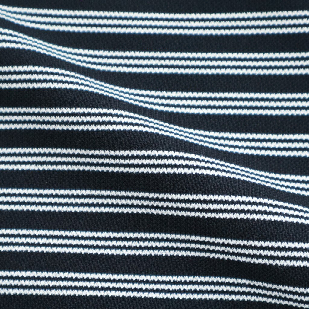 ONE BUTTON TEE S/S #BLACK BORDER [M26A14CS02B]