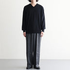 BABY WOOL V NECK #BLACK [BN-26FM-041]