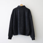 THERMAL FLEECE HALF ZIP TOP #CHARCOAL [SM62MC002]