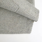 BLENDED KEMPI WOOL RAPEL CARDY #PEWTER [252OJ-KN03]