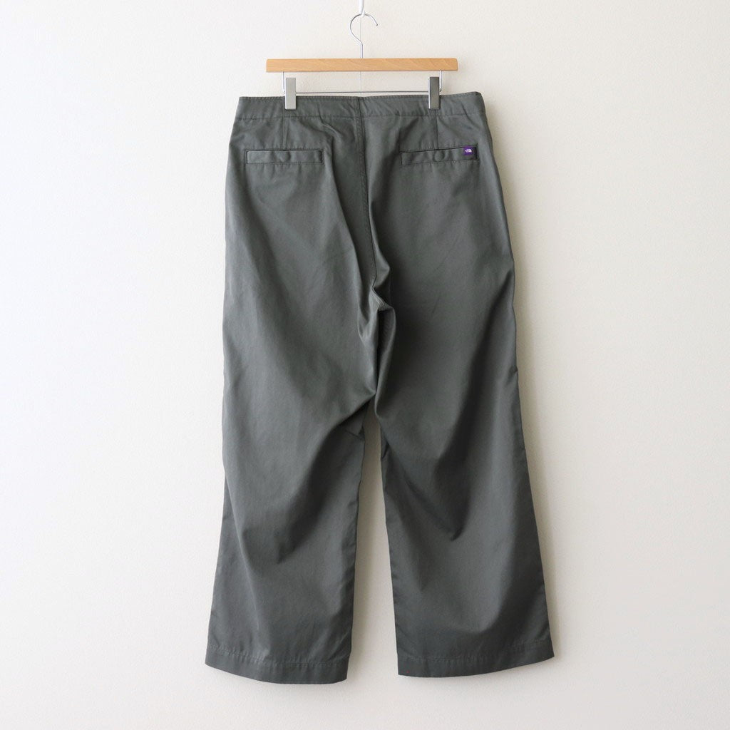 Chino Wide Straight Field Pants #Asphalt Gray [N25SC093] – Diffusion