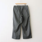 Chino Wide Straight Field Pants #Asphalt Gray [N25SC093]