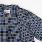 ZIP SHIRT #BLUE CHECK [A26C17SH03C]