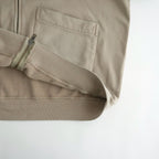 Garment Dyed Field Zip Up Hoodie #Beige [N26FH057]
