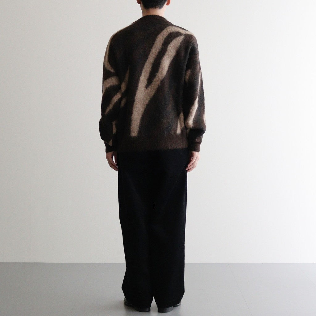 BIAS ZEBRA PATTERN JUMPER #NATURAL BEIGE MIX [A24C20SW02C] – Diffusion