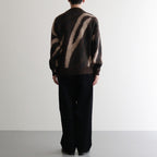 BIAS ZEBRA PATTERN JUMPER #NATURAL BEIGE MIX [A24C20SW02C]
