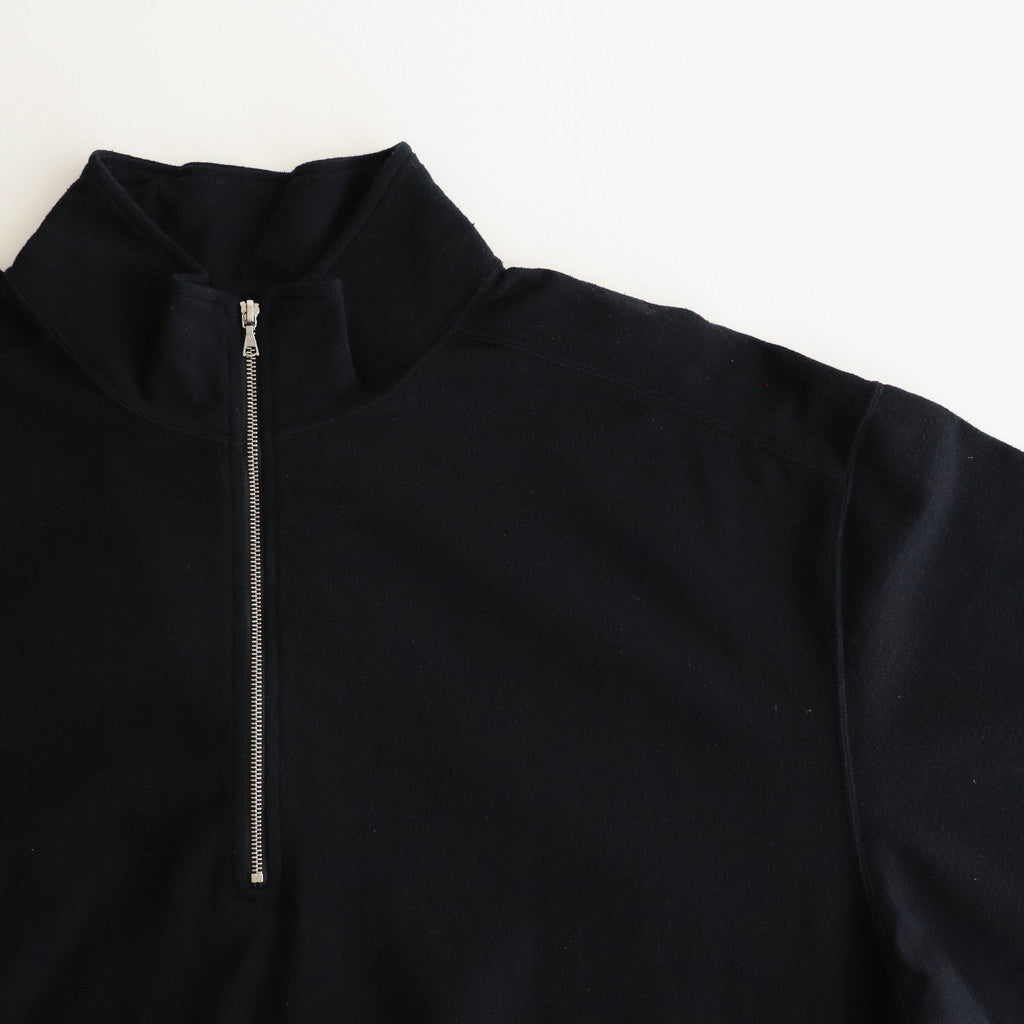 Co/Silk Nep Half-Zip #BlackNavy [BHS24F038Si]