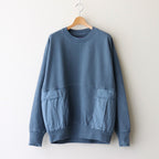 11oz Crewneck Sweatshirt #Sax [N25SH009]