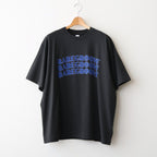 RAREGROOVE Print Tee WIDE #InkBlack×Blue-PT [bROOTS25S34S26B]