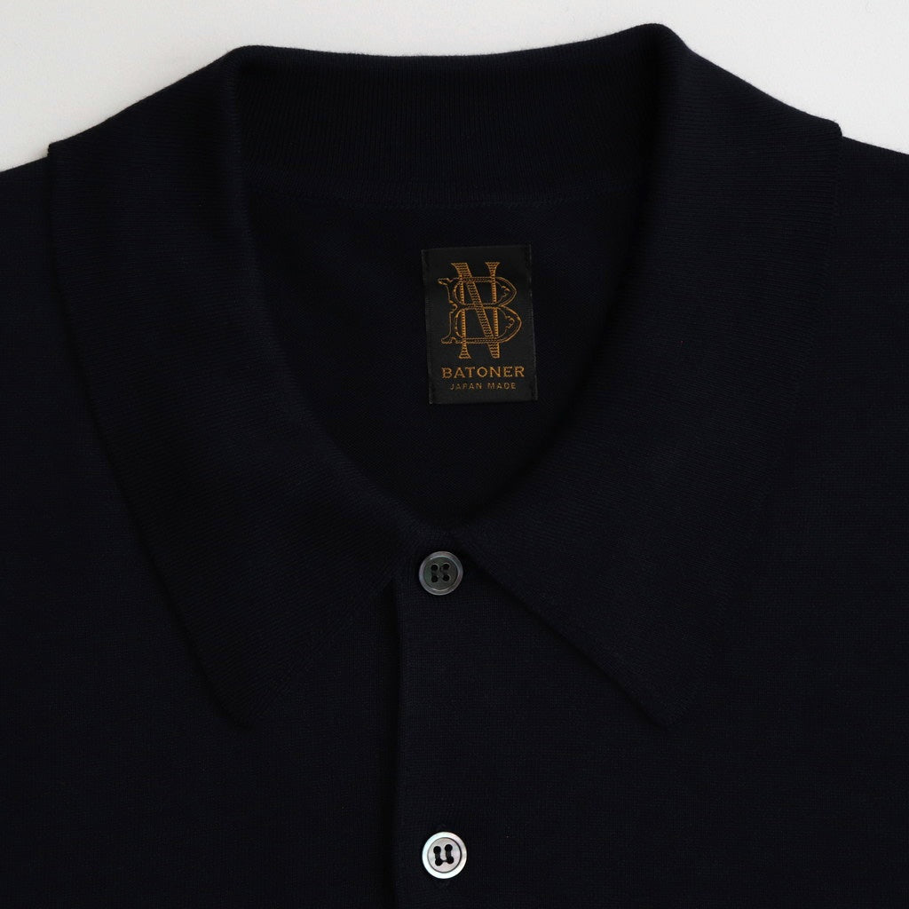 THE SEAISLAND COTTON POLO S/S #NAVY [BN-25SM-057]