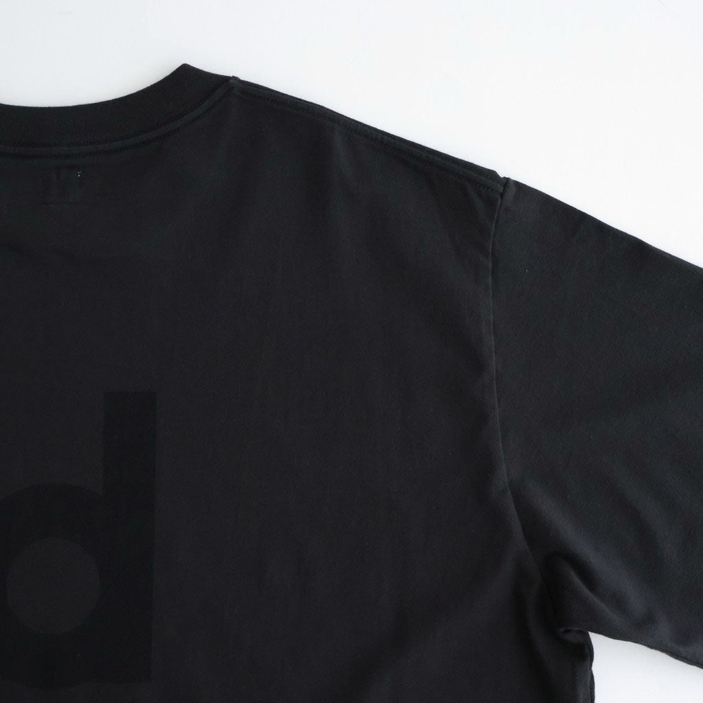 bd Print Tee WIDE #InkBlack×Black-PT [bROOTS25S34S26A]