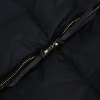 HIGH-COUNT SILK PUFF VEST #BLACK [252OJ-VT02]