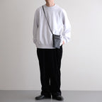 2POCKET SHOULDER BAG #BLACK [BG-37-C-SHEEP-4]