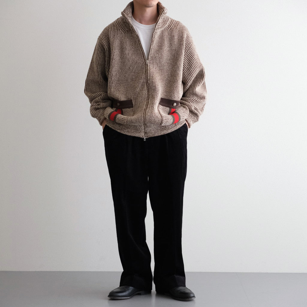 DRIVERS YARDIE KNIT #BROWN [DNA25K02]