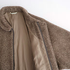 ROUND-COLLAR MOTORING JACKET #WHEAT [252OJ-JK04]