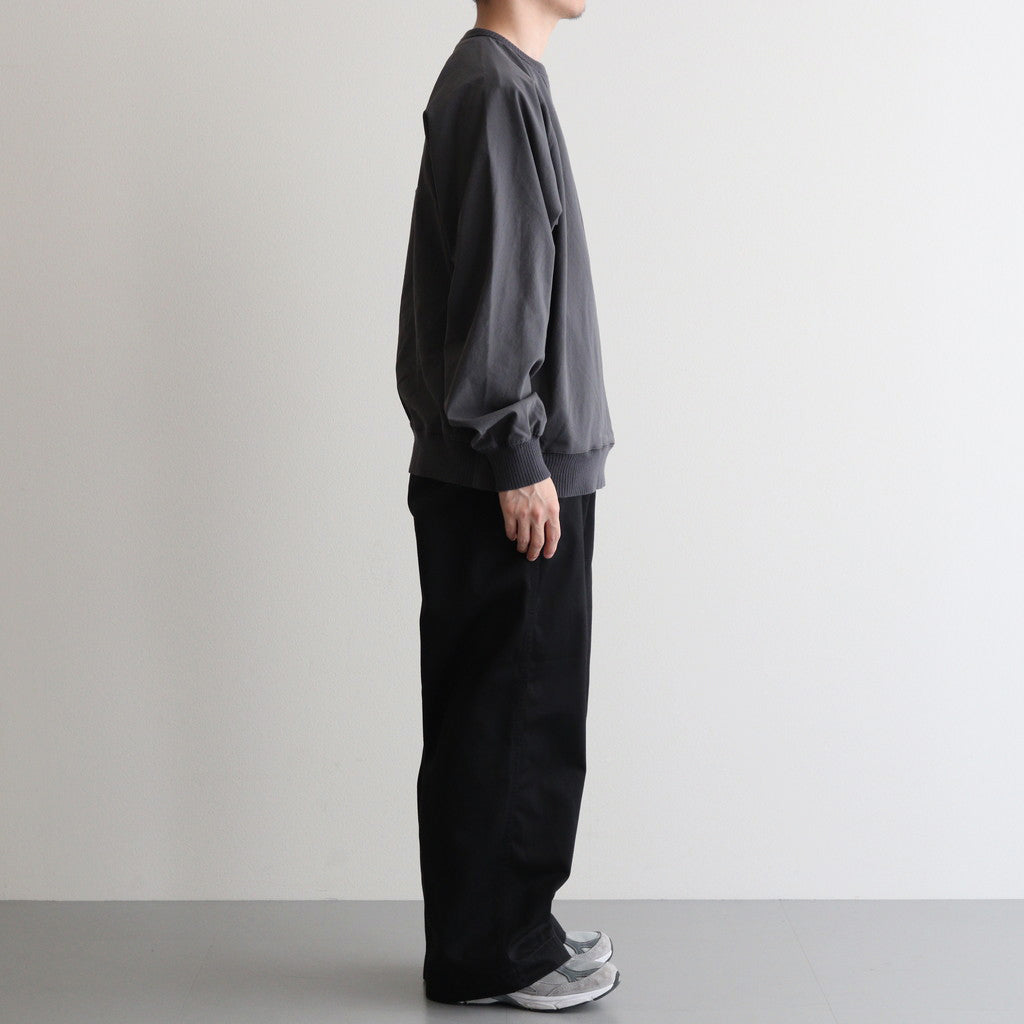 ALPHADRY Crewneck Jumper #Asphalt Gray [N25FA006]