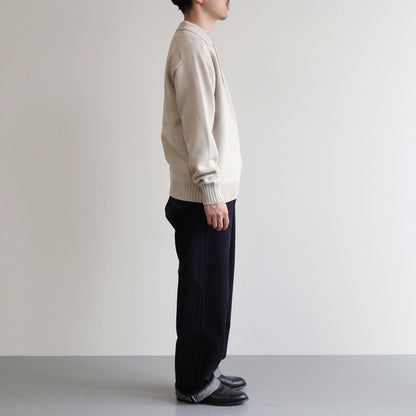 KNIT POLO #ECRU [PMAS-KN04]