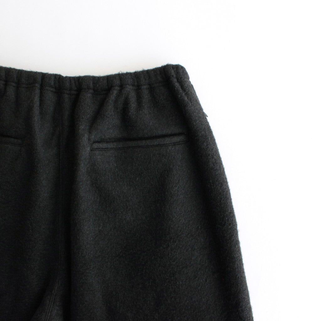 Pe/silk Fleece Track Pants #HeatherBlack [BHS24F030]