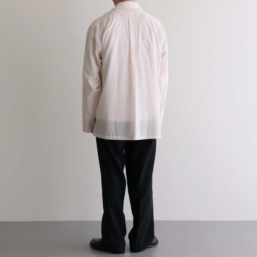 CLASSIC FIT DOUBLE PLEATED TROUSERS #BLACK [A25A11PT01C]