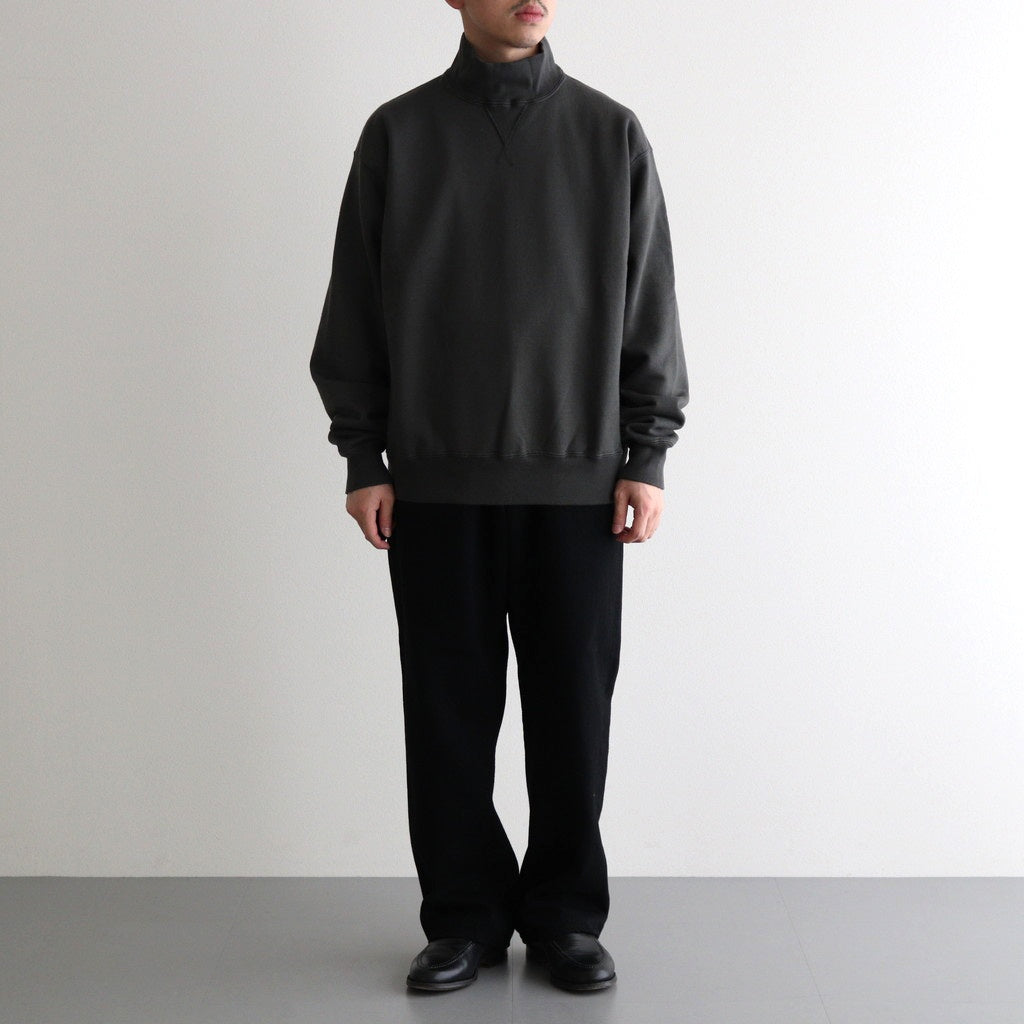 ATHLETIC TURTLENECK SWEAT #CARBON [PMAS-CL06]