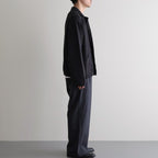 Cotton Fancy Yarn Crochet Collar Knit Jacket #Charcoal [NEP-SS2628]