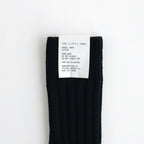 GENT’S SOCKS #IVORY BLACK [PM-ACPP06]
