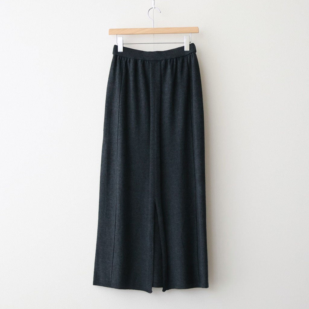 Cotton Linen Poly Pencel Skirt #Charcoal [NEP-SS2632]