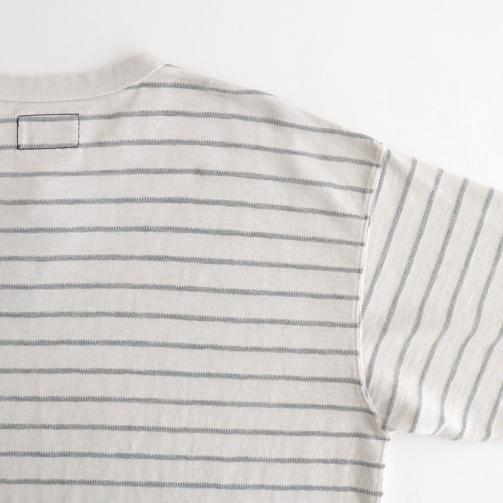 Garment Dyed Jacquard Field Tee #Stone [N26SH039]