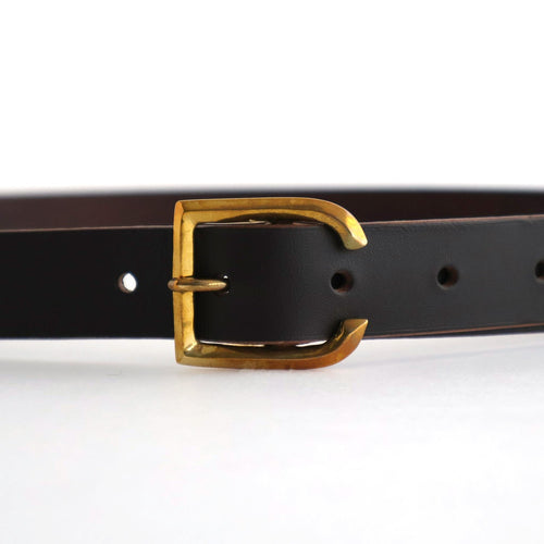 APROVEITER LEATHER BELT #BROWN