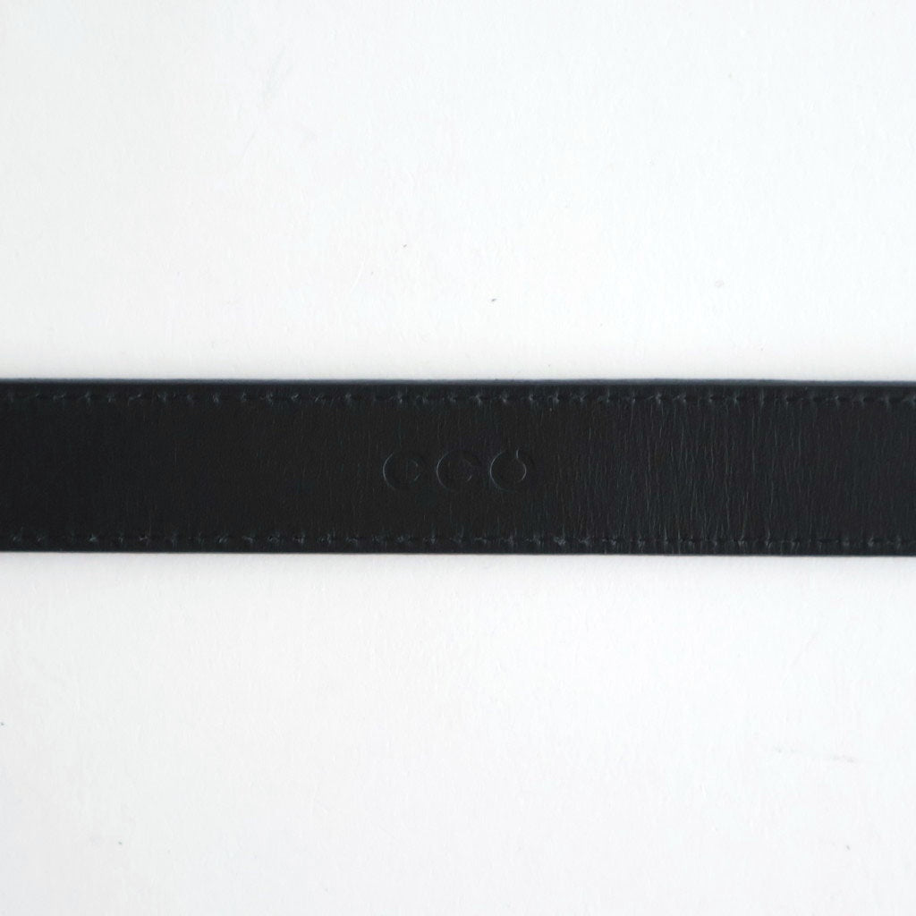 SLIDE BUCKLE BELT #BLACK [AC-16-C-CALF-5]