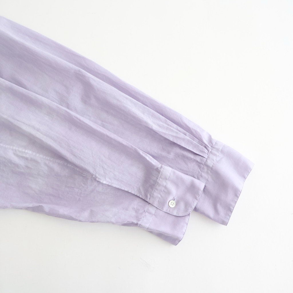 ITALIAN OPEN COLLAR SHIRT #LAVENDER [A26A23SH03C]