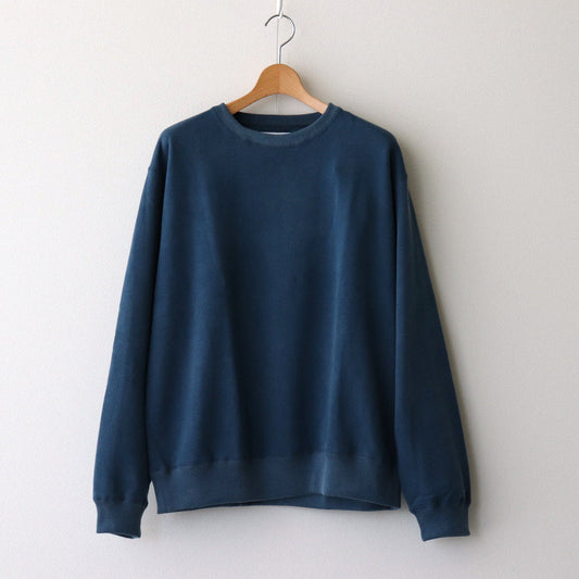 CREW NECK #FADED BLUE [M24C13CS02C]