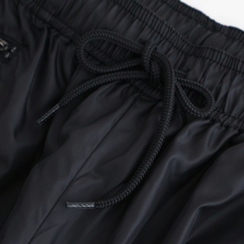 PANEL COLOR TRACK PANTS #BLACK/GRN [DNS26P02]