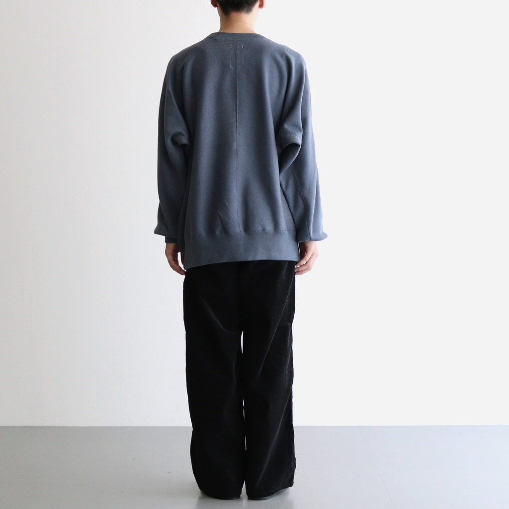 Crew Neck Sweat #Heather Navy [S25SH011]