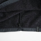 THERMAL FLEECE HALF ZIP TOP #CHARCOAL [SM62MC002]