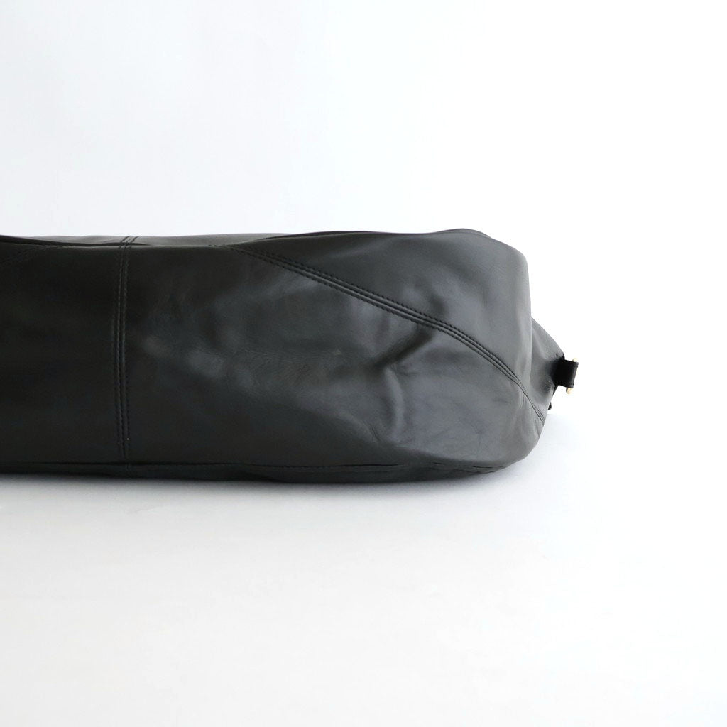 NEW NEWSPAPER BAG L #BLACK [BG-40-C-COW-5]