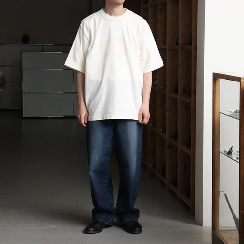 NOT-PRINCE 88/12 Print Tee WIDE #Ivory×Fade/Bage-PT [bROOTS25S36S26B]