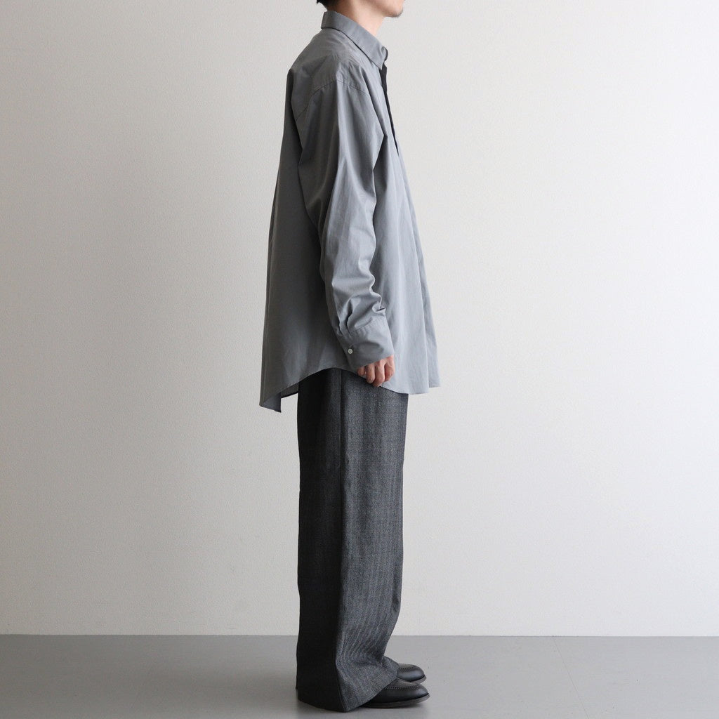 WIDE LEG EASY PANTS #HERRINGBONE [M25C12PT02C]