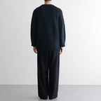 SIGNATURE CREW NECK #DARK GREEN×NAVY [BN-25FM-038]