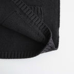 Cotton Fancy Yarn Crochet Collar Knit Jacket #Charcoal [NEP-SS2628]