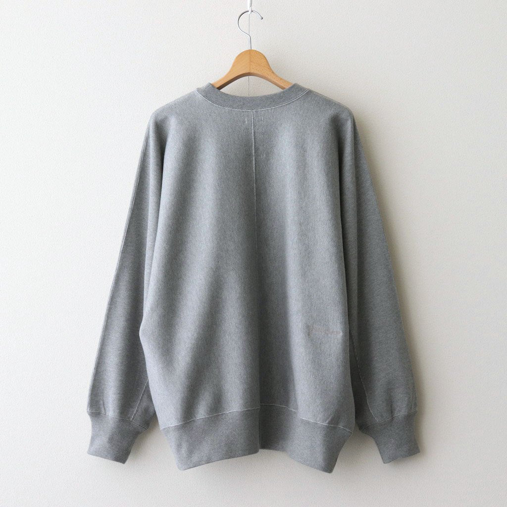 Crew Neck Sweat #Heather Gray [S25SH011]