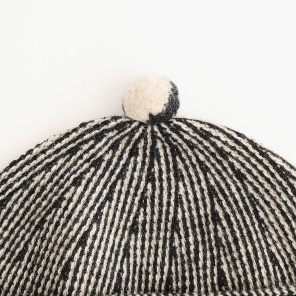 PAKISTANI KNIT CAP - BEDOUIN #EGGSHELL [Y01025]