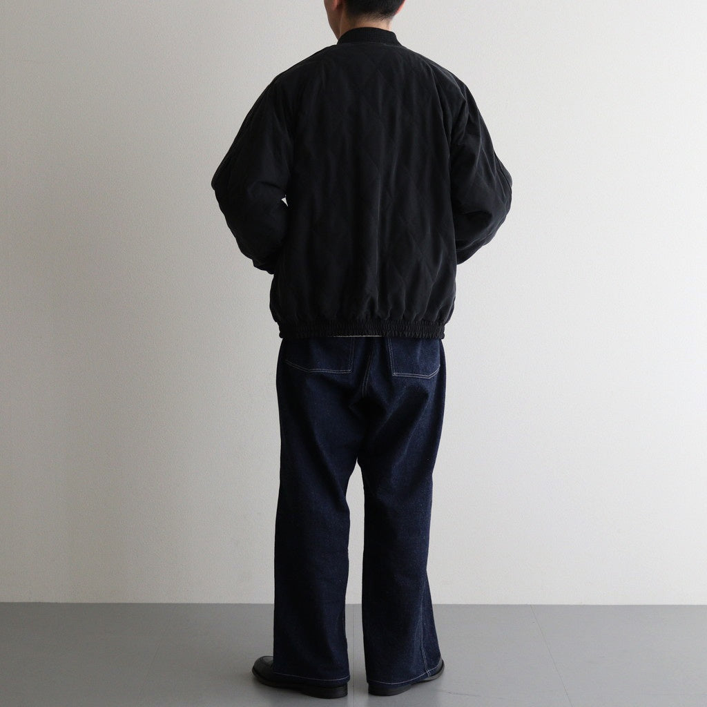 FADED VELVET SOUVENIR JACKET #GRAPHITE [242OJ-JK15]