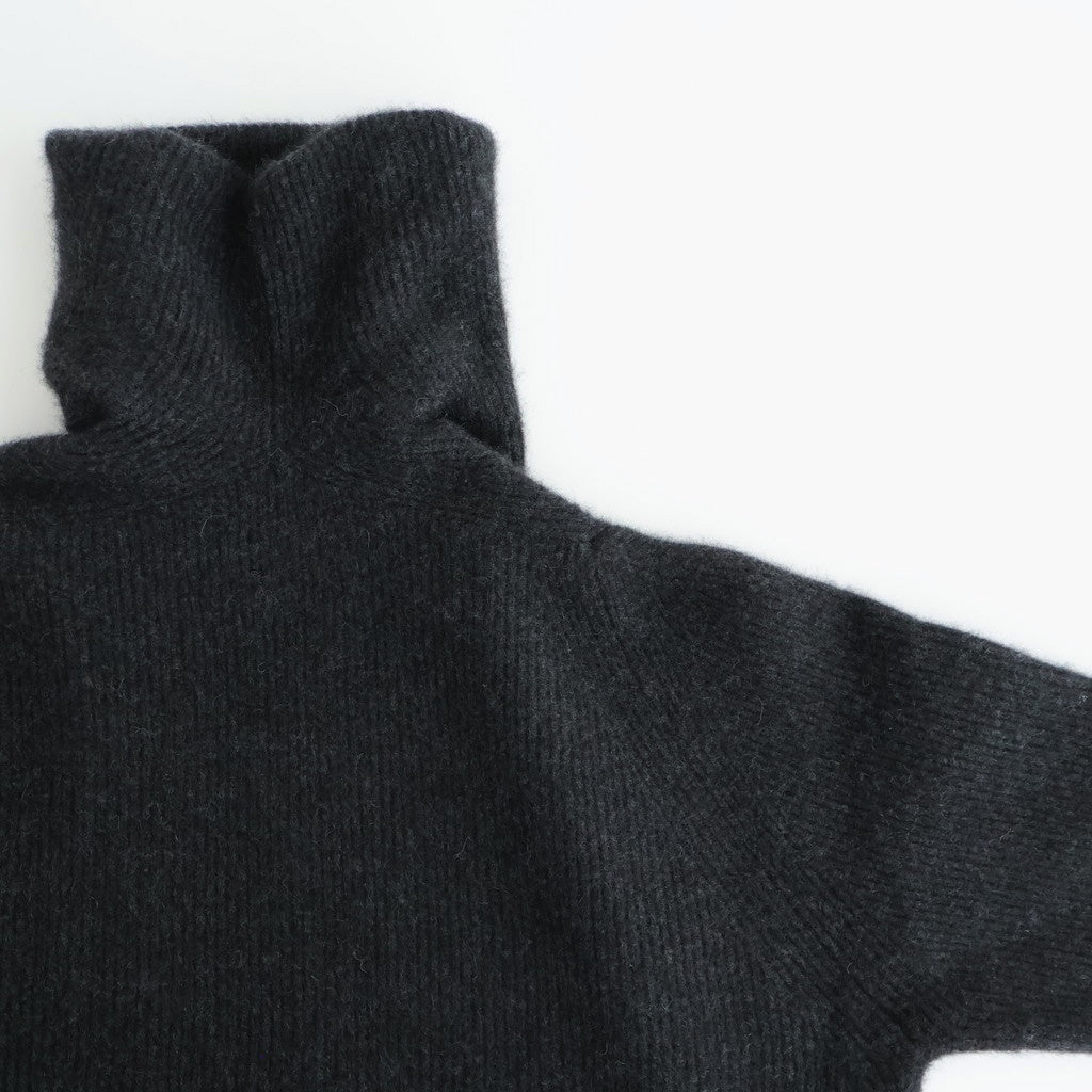 CASHMERE FOX UNIQUE TURTLE #CHARCOAL [BN-25FL-042]