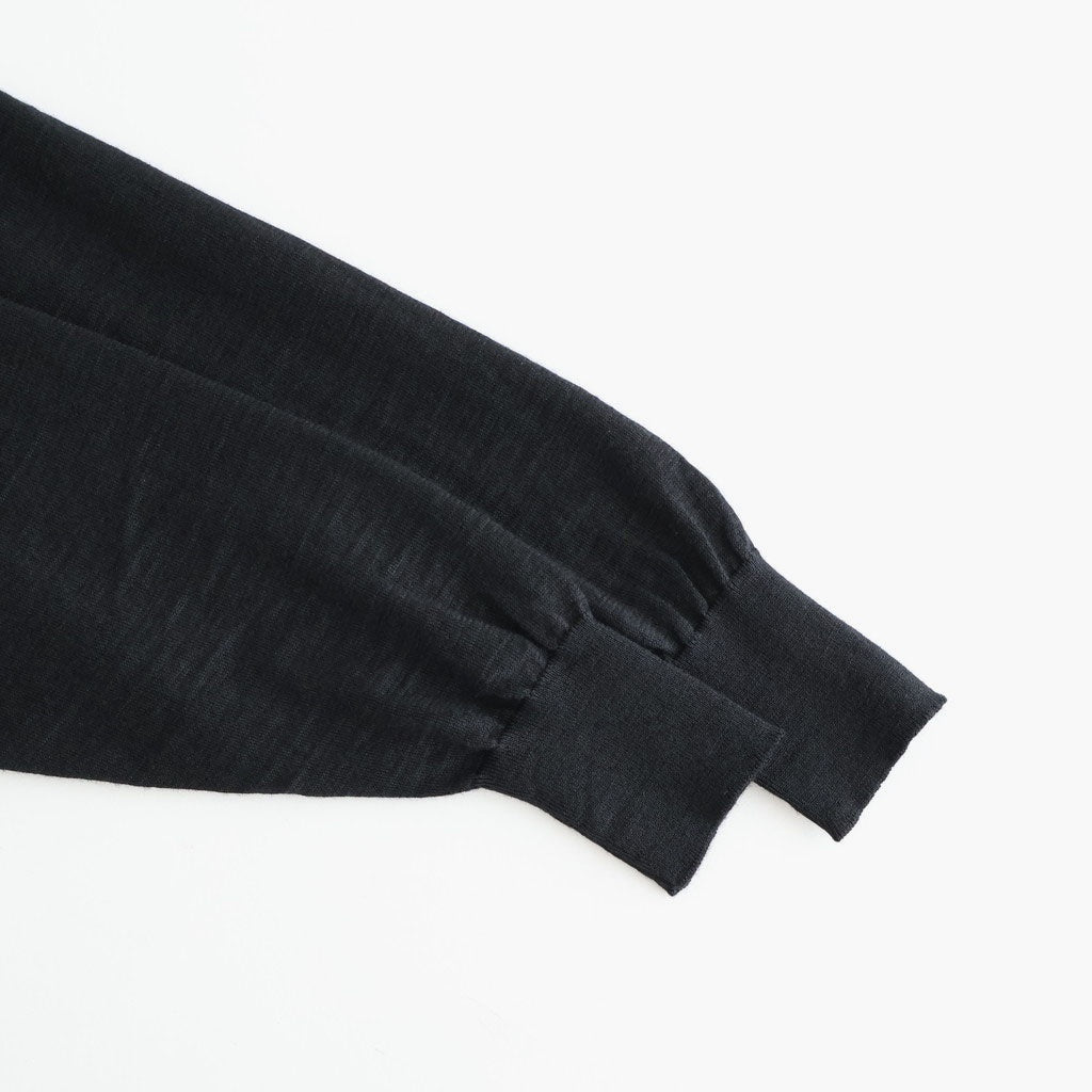 CHOMA CREW NECK #BLACK [BN-26SL-039]