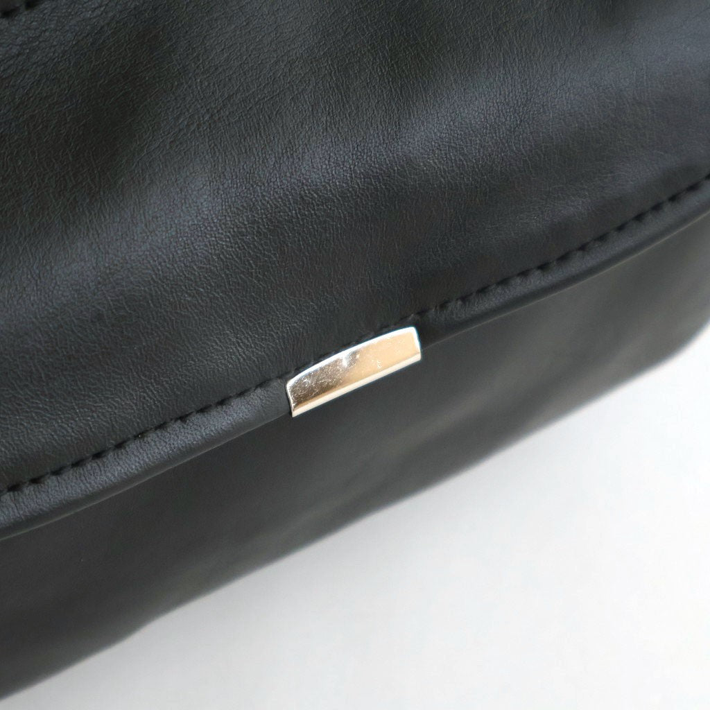 SQUARE SHOULDER BAG #BLACK [BG-45-COW-5]