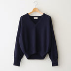 羊絨V領套頭衫 #海軍藍 [NEP-AW2415UNI]